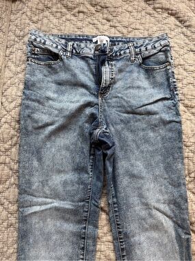 cleo Dark Blue Washed Denim Jeans